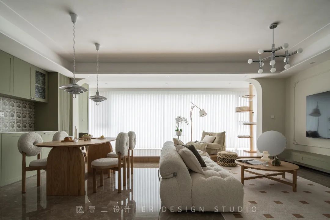 成都奥园云璟绿色混搭风格住宅丨中国成都丨壹二设计-12