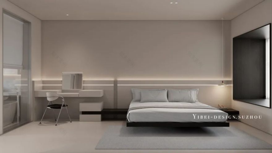 极简白极致美家装设计丨中国苏州丨YIBEI DESIGN-31