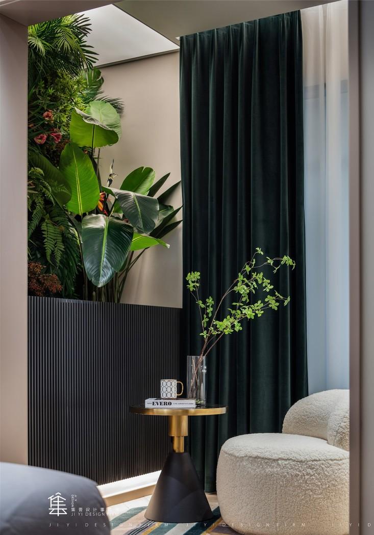 集壹设计事务所-习伟亮丨平层丨绿野清风-32