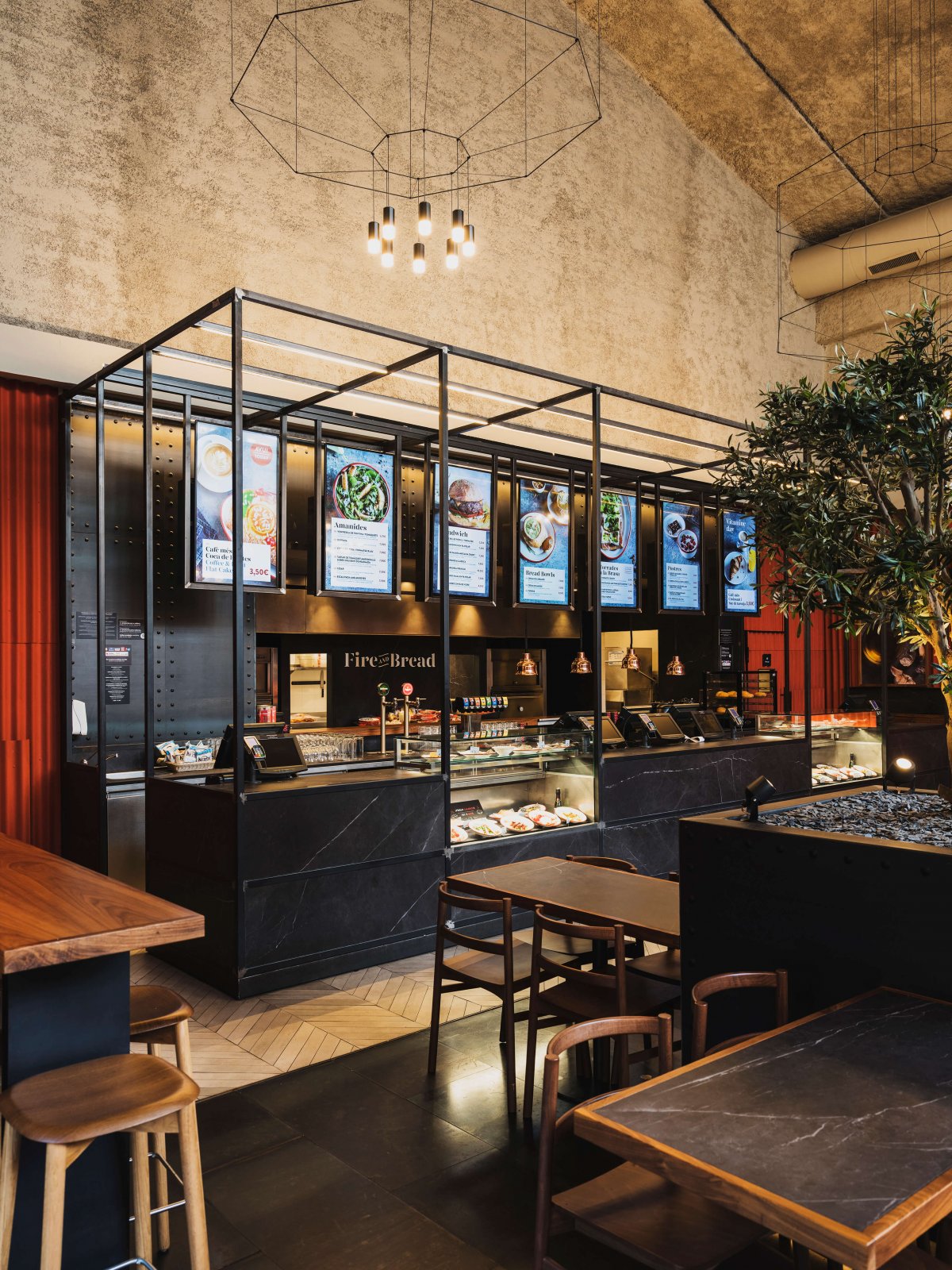 Restaurante Fire & Bread 餐厅丨西班牙丨Isabel López Vilalta 设计工作室-11