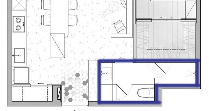 53㎡小宅设计丨虫点子-57