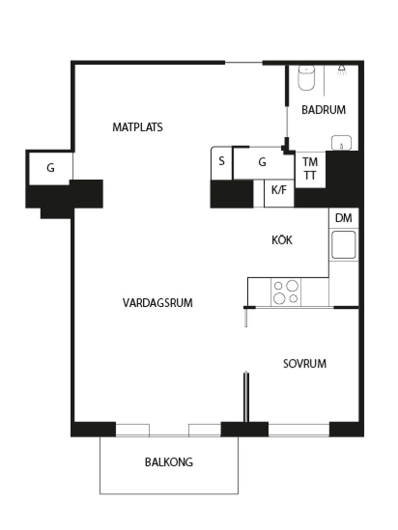 斯德哥尔摩 48 平米梦幻北欧小公寓-22