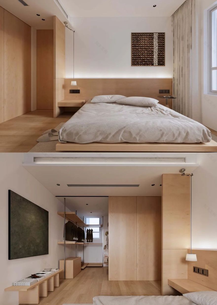 原始粗狂的混凝土裸顶遇上紧凑小三房,这酷酷的松弛感真让人着迷丨中国长沙丨東乙建设-173