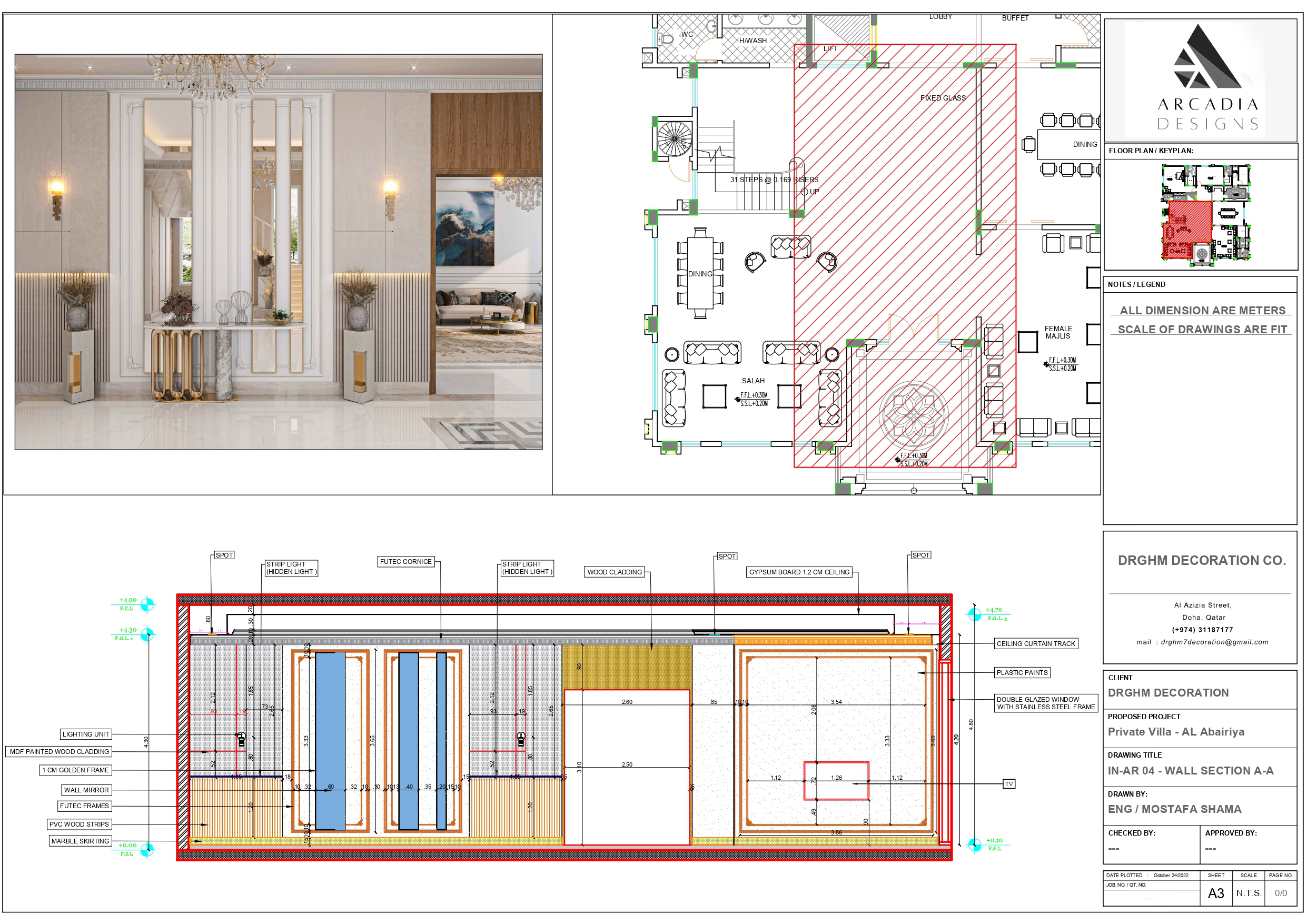 Working Drawings - Qatar Palace-3