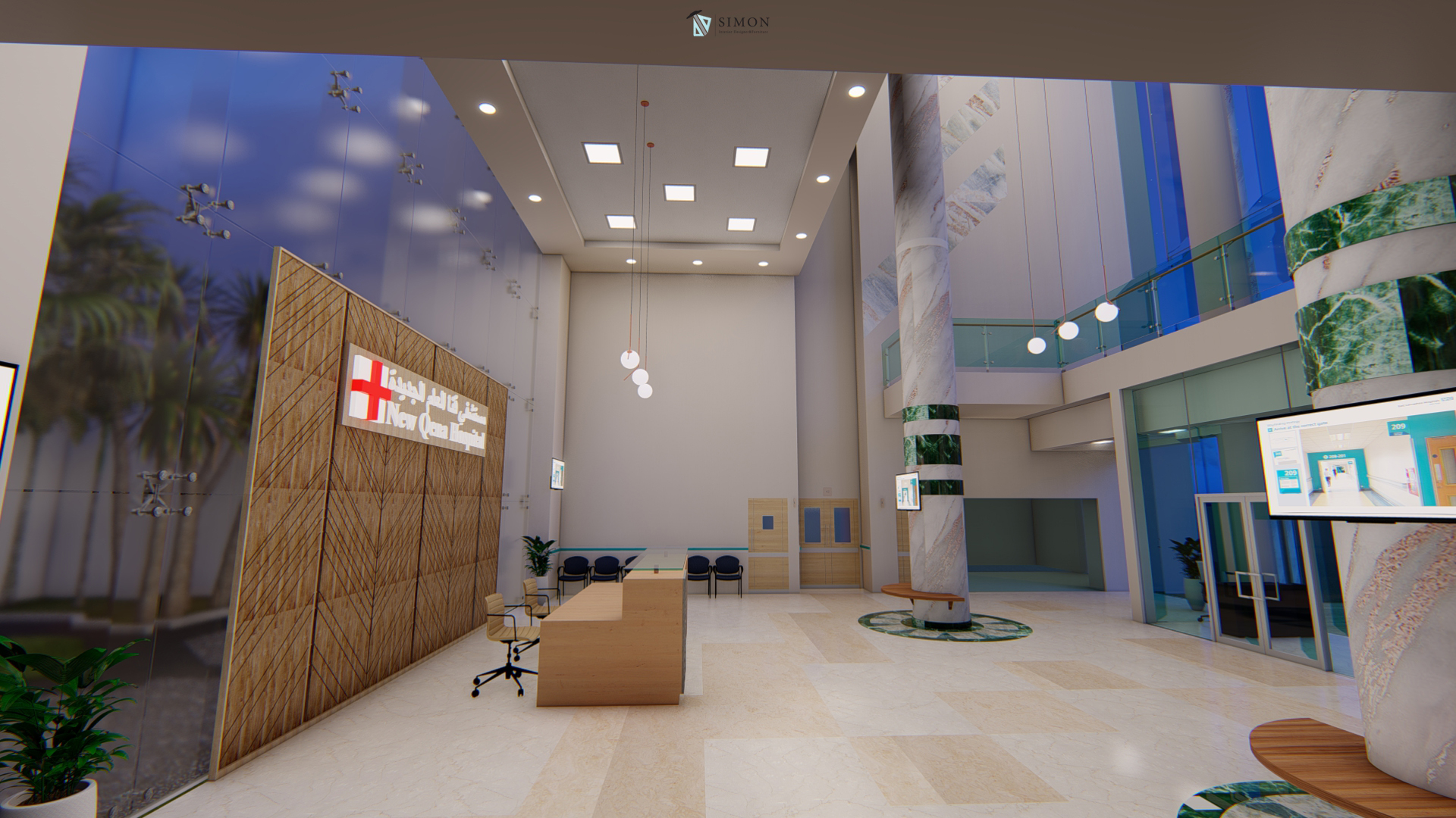 New Qena Hospital Reception Design (Graduation Project)-0