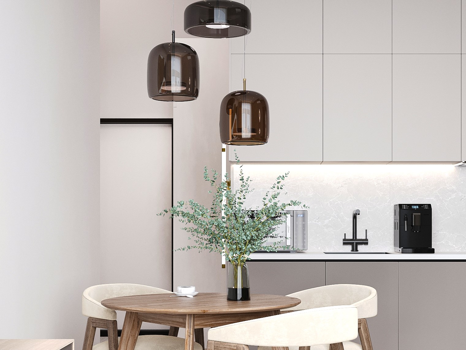 现代风格 3·5 米层高 40 平公寓设计装修项目丨俄罗斯圣彼得堡丨Katushhha 设计装修工作室-9