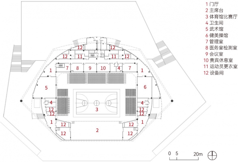 广东理工职业学院体育馆丨中国中山丨华南理工大学 + 江苏浩森建筑设计有限公司-81