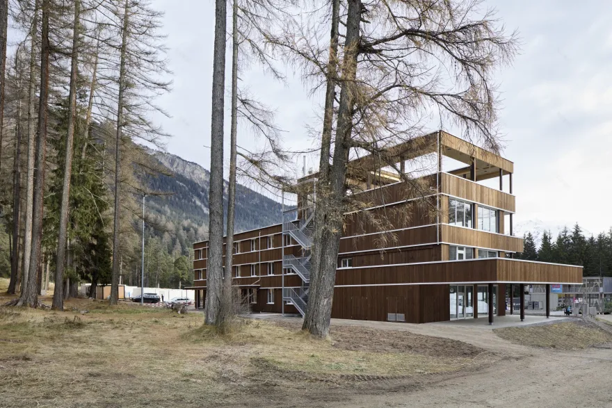 瑞士 Biathlon Arena Lenzerheide 新中心——动态北欧馆-21