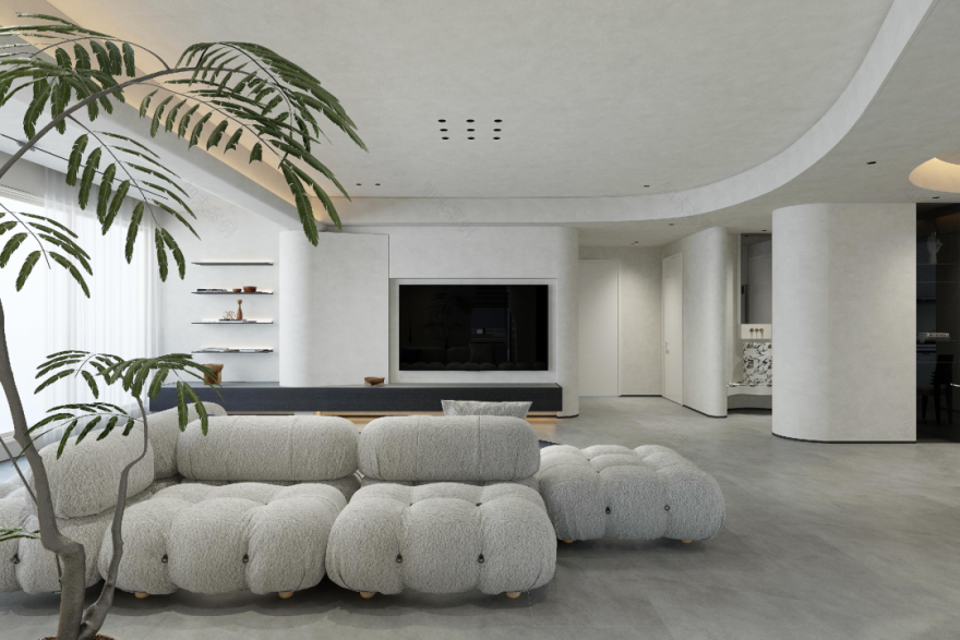 留白之间,光影与松弛感的居所丨上海半间设计贵阳分公司-15