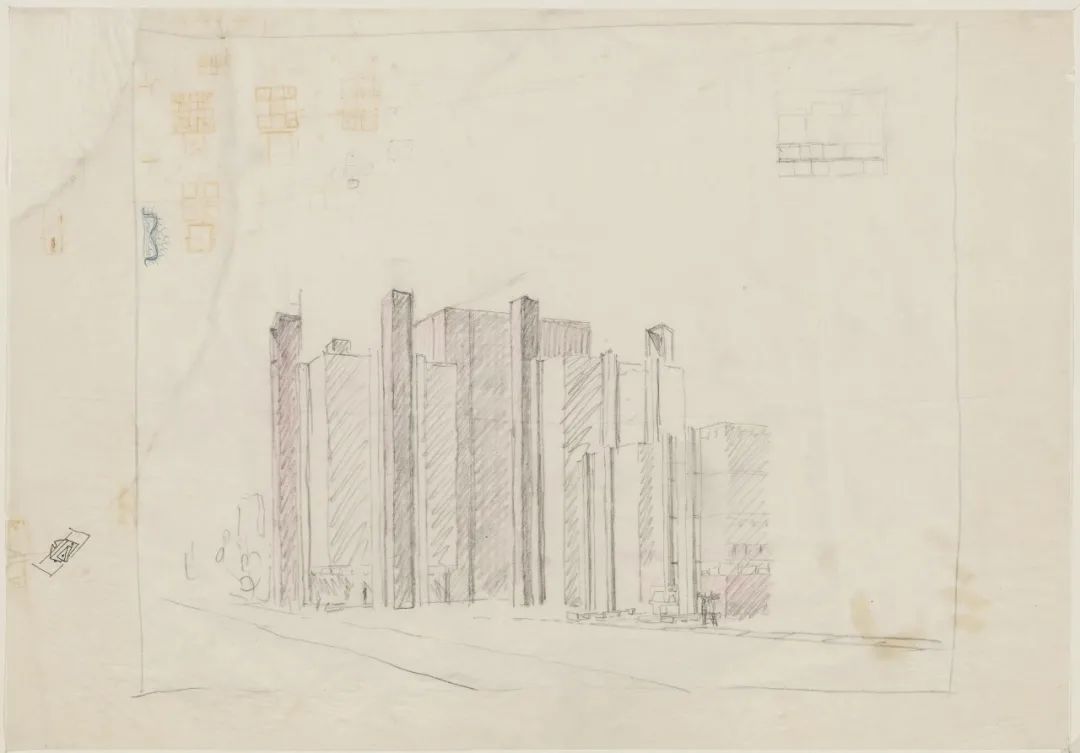 路易斯·康的建筑绘画-37