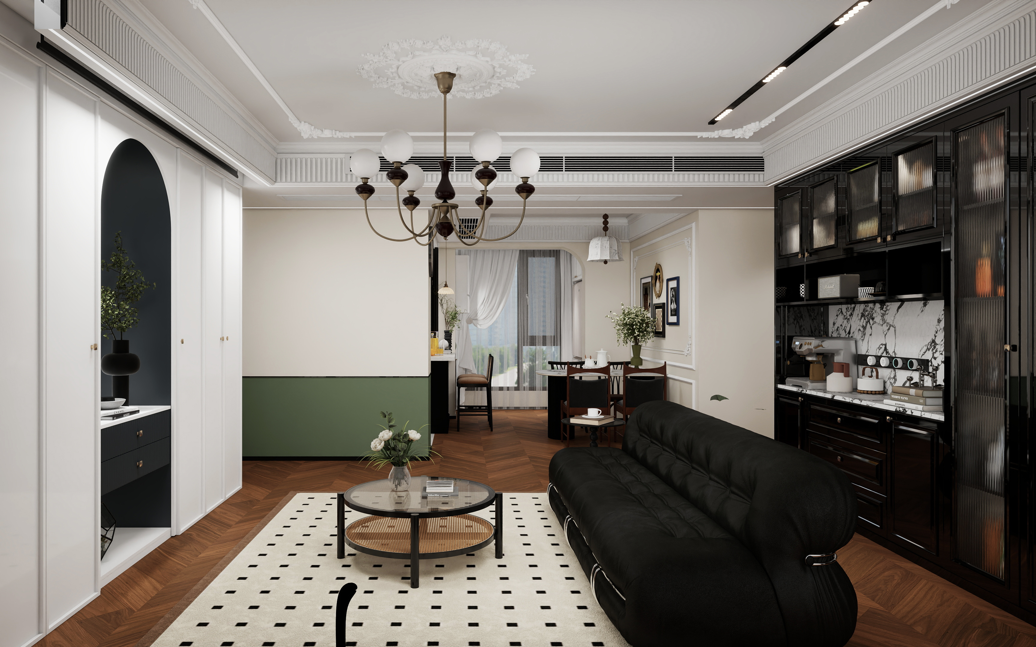 法式复古143平方璀璨铂湾-3