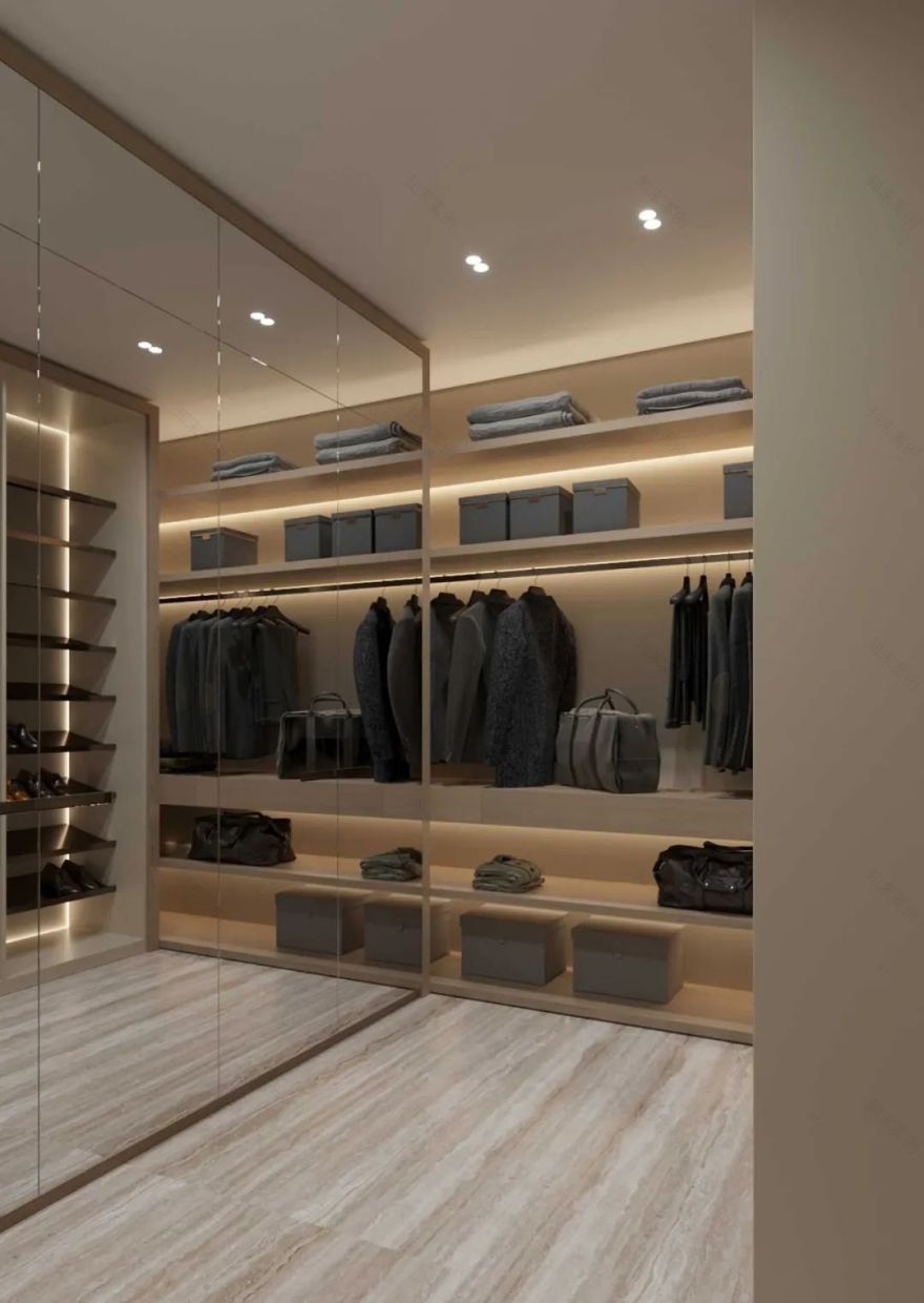 胡桃木打造现代简约豪宅丨Ab Architects-40