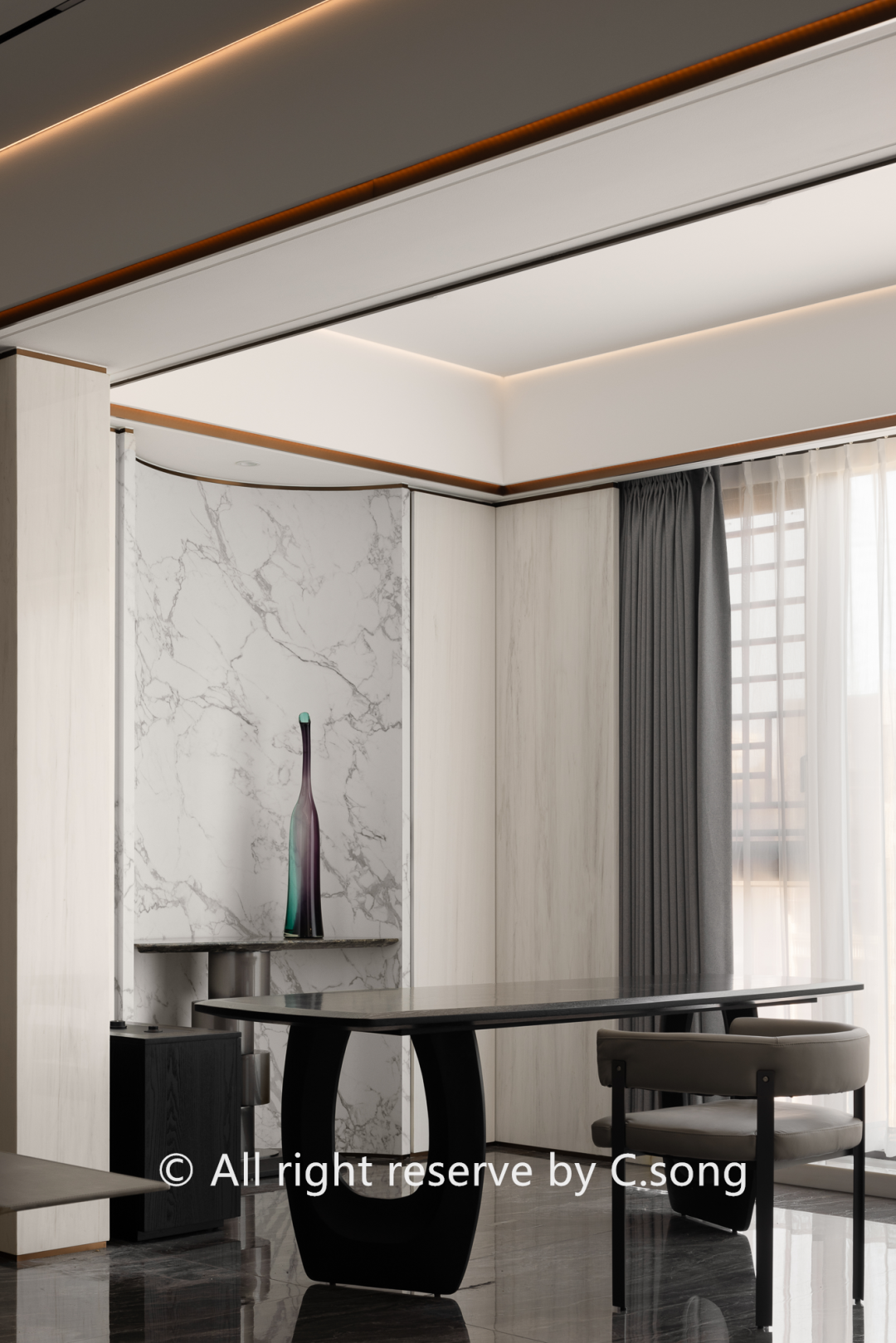 瑰·意（全案落地新作）丨中国广东丨汕头市呈颂设计工程有限公司-8