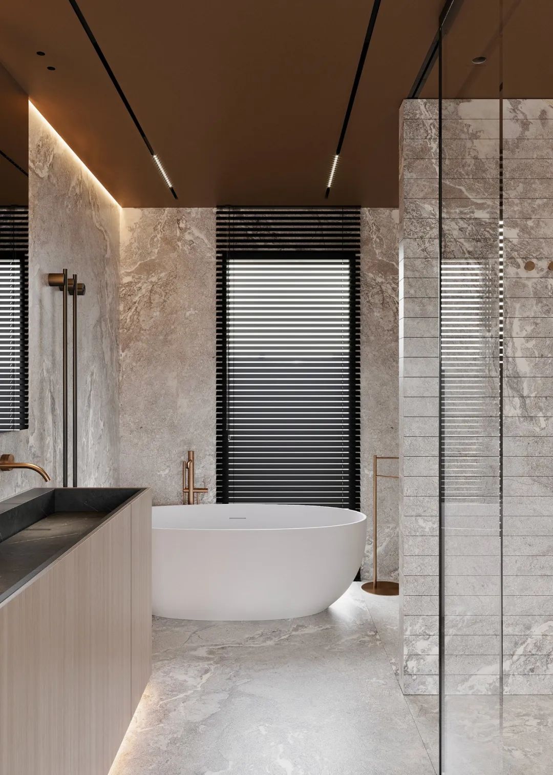 巴塞罗那现代轻法式住宅丨西班牙巴塞罗那丨Alex Tolkachev-30