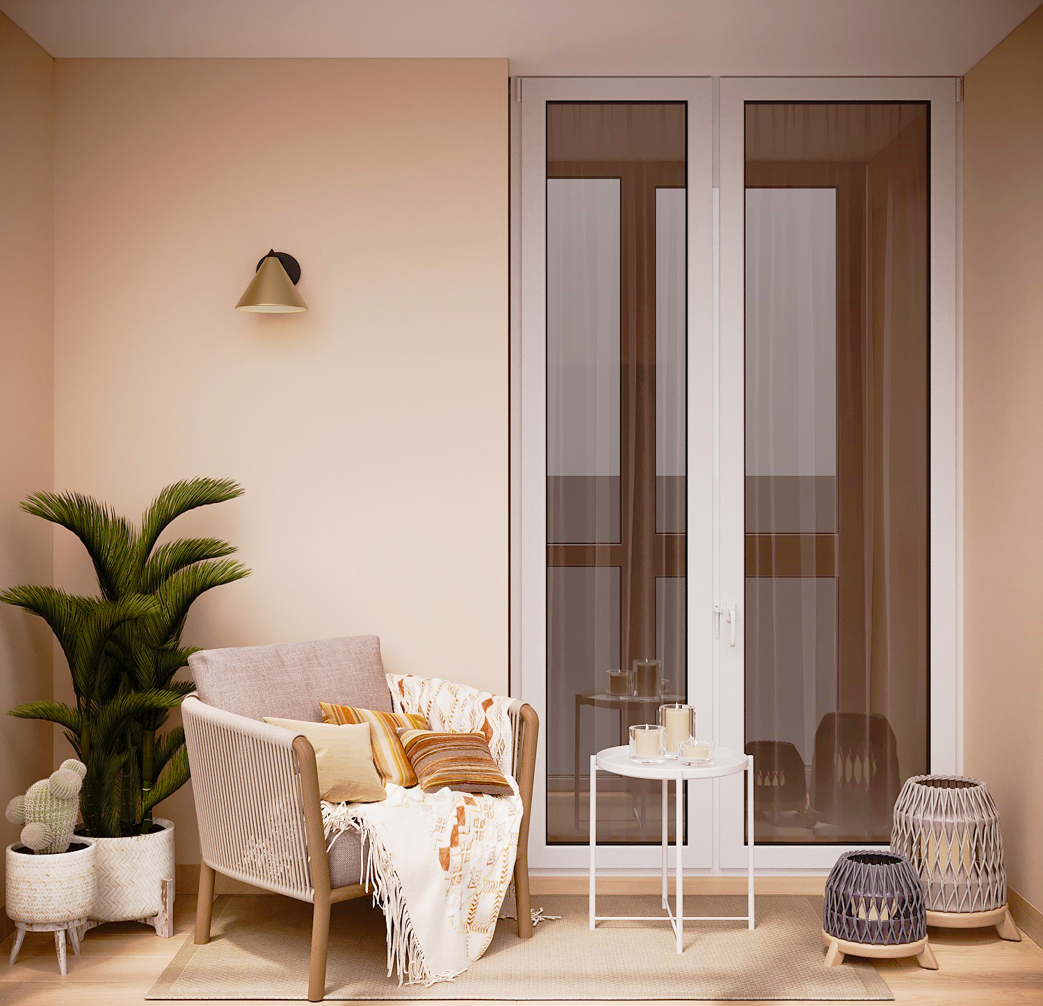 Apartment design for a large family-21