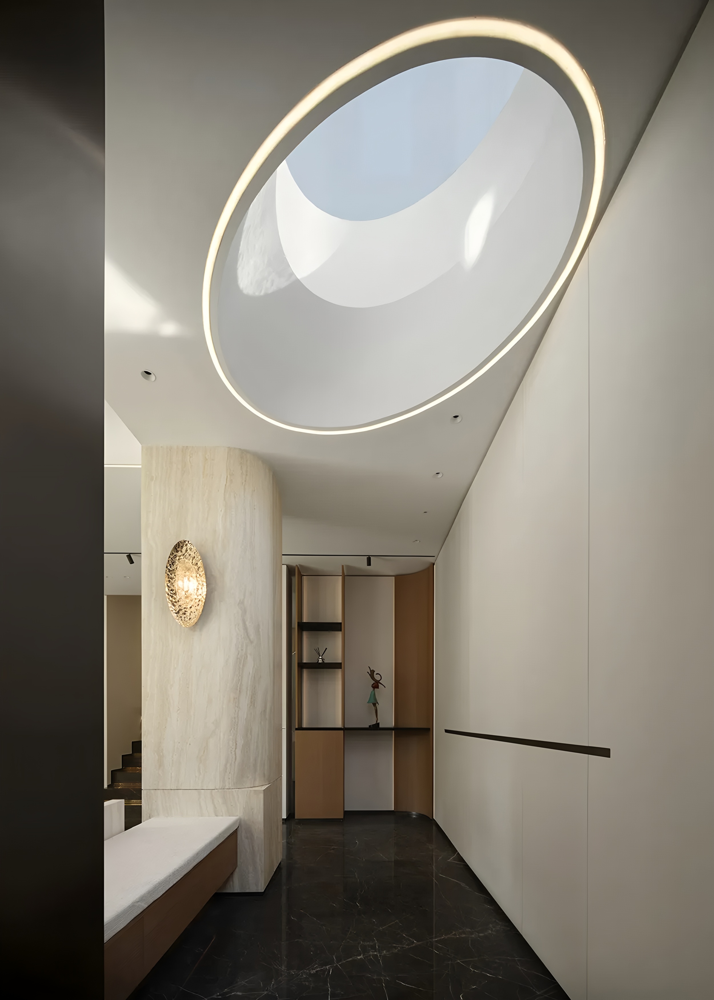 南京536㎡简约别墅丨中国南京丨观享际SKH室内设计-37