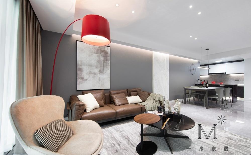 平层丨【一米家居】俏丽红怒放一室的活力-3