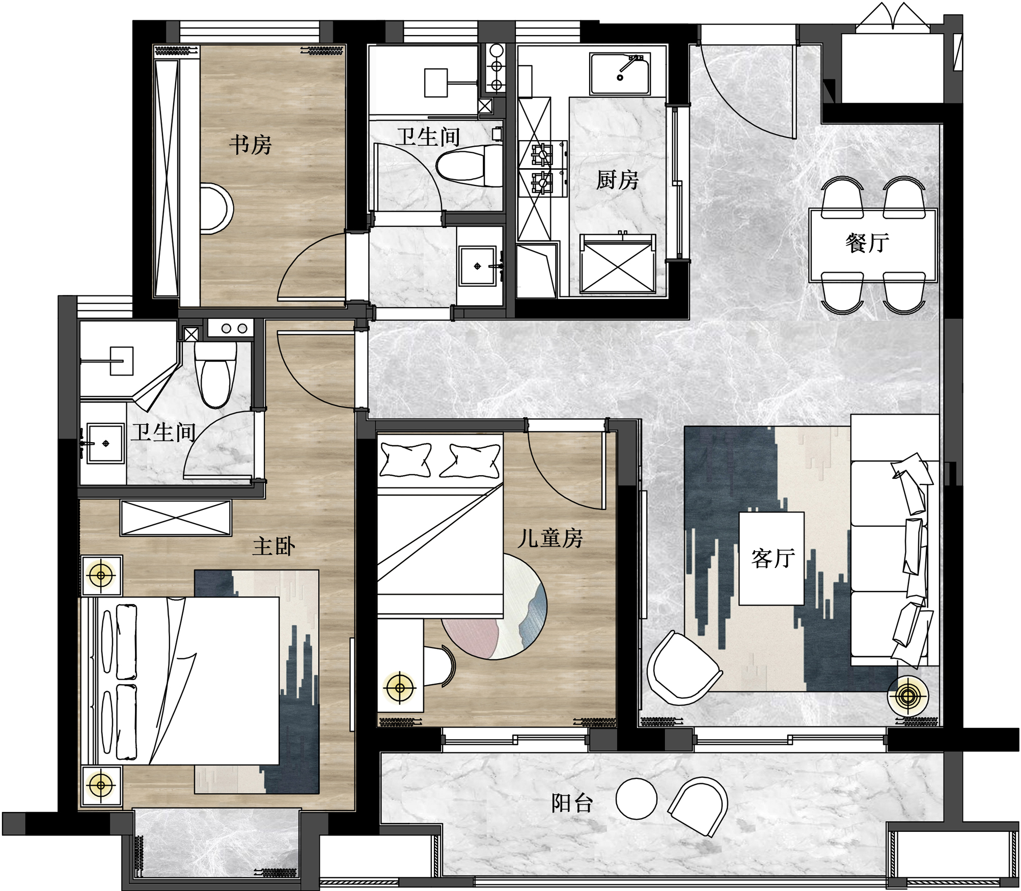 时间沙漏下的栖息地丨中国宁波丨杭州吉砚装饰设计有限公司-41