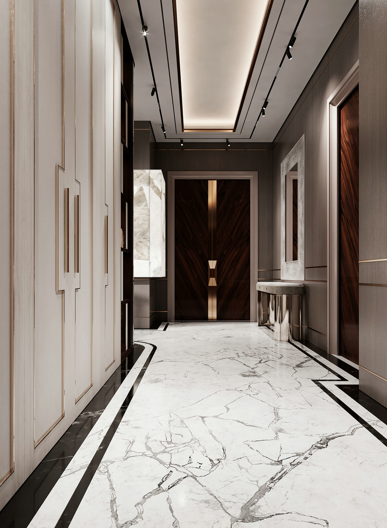 高级灰色系住宅设计 凝结时光的美，塑造高雅生活-1