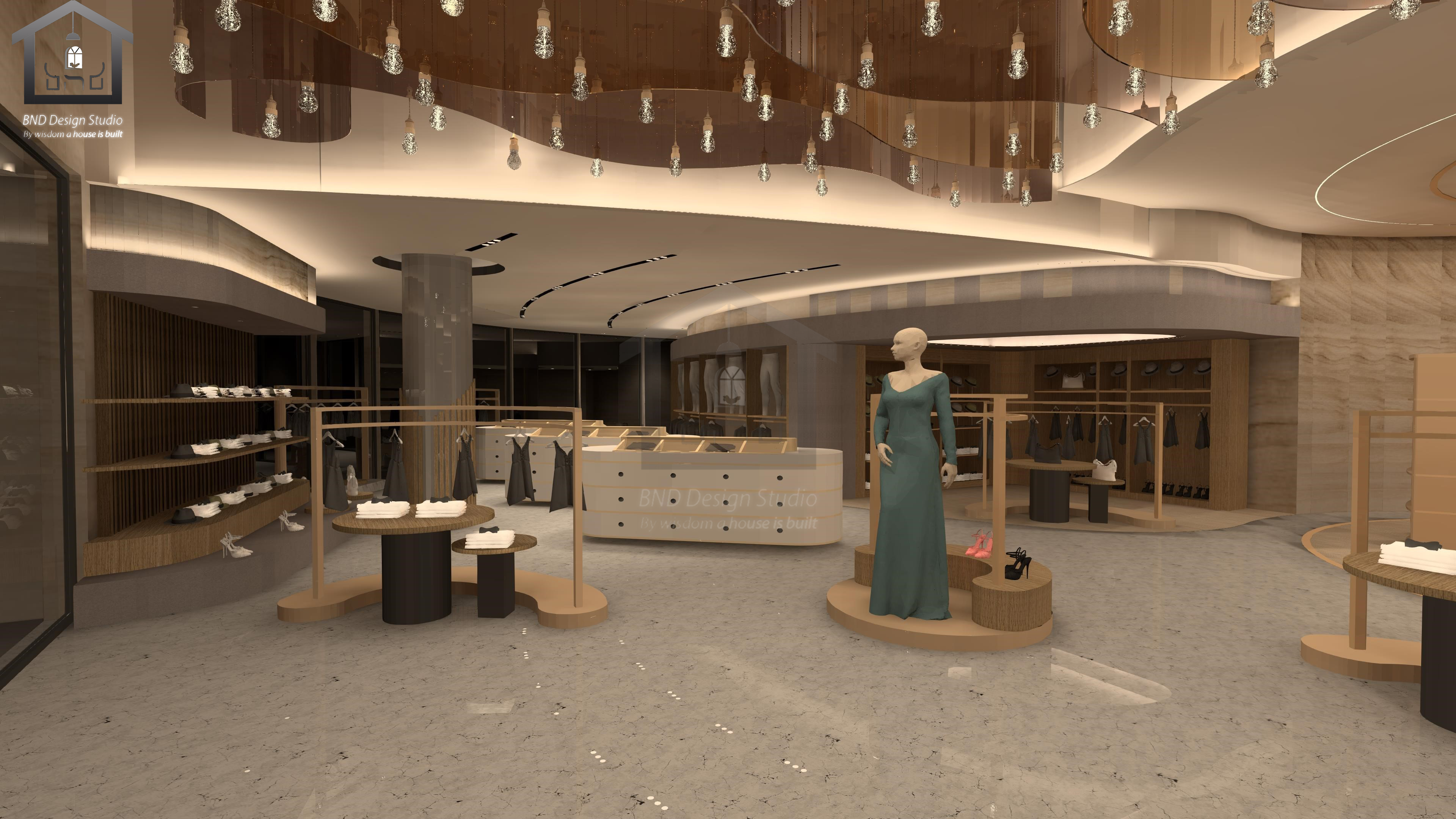 室内照明设计零售店阿联酋-1