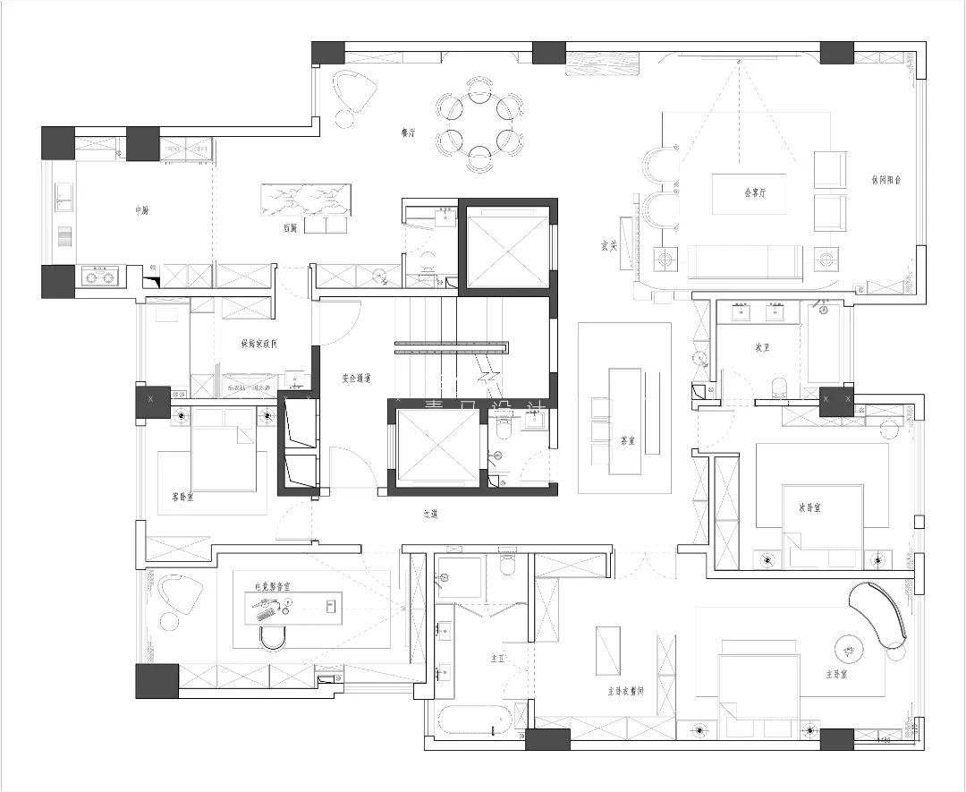 中华世纪城·富春洋房丨周昆设计团队-55