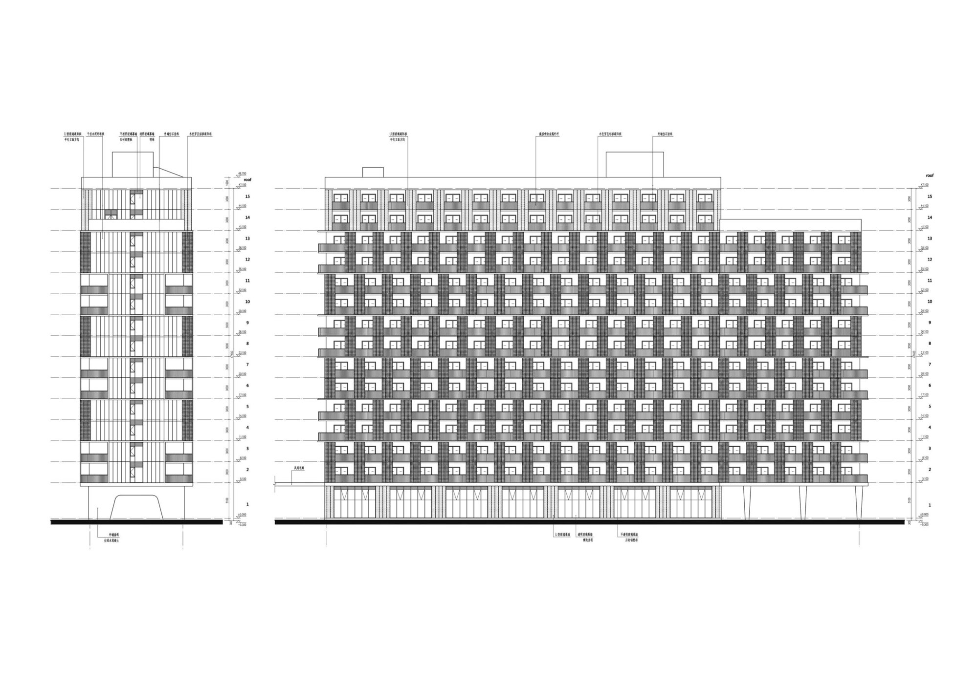 Living Area for Teachers and Students of USST / TJAD-53