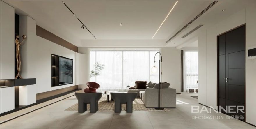 245㎡现代极简大平层(湖城大境天第)-16
