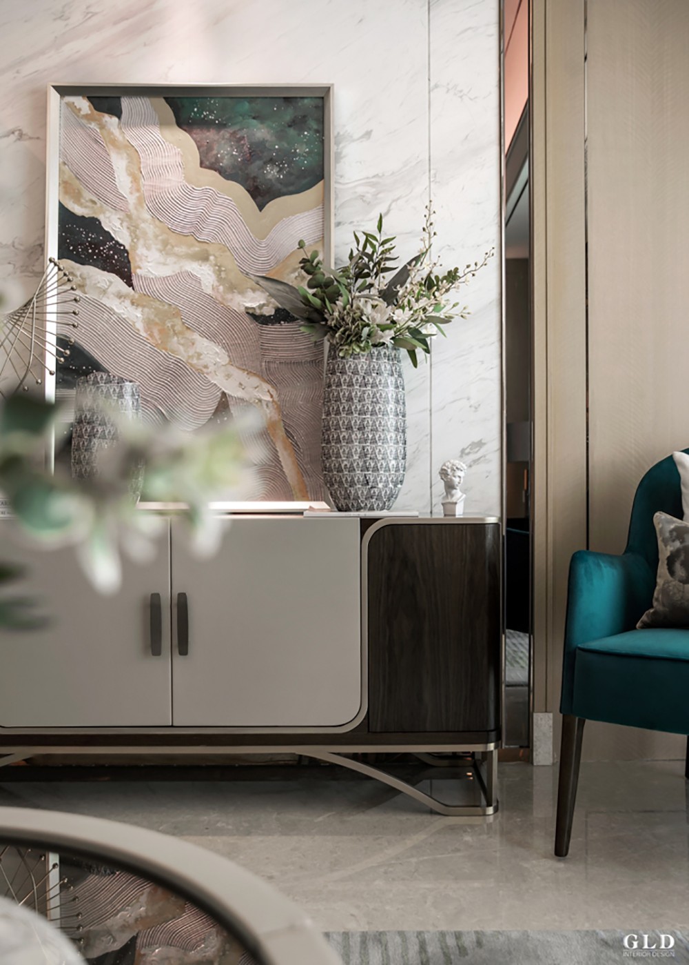 GLD绿檀设计作品 · 绿城·濮园项目125㎡样板间-9