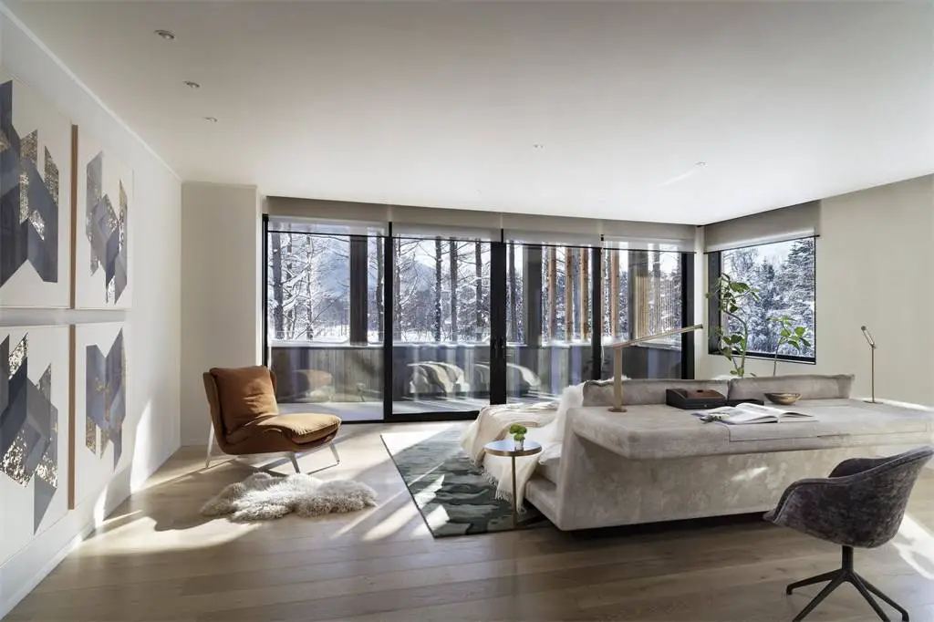 日本山林中传统与现代结合的别墅设计-7