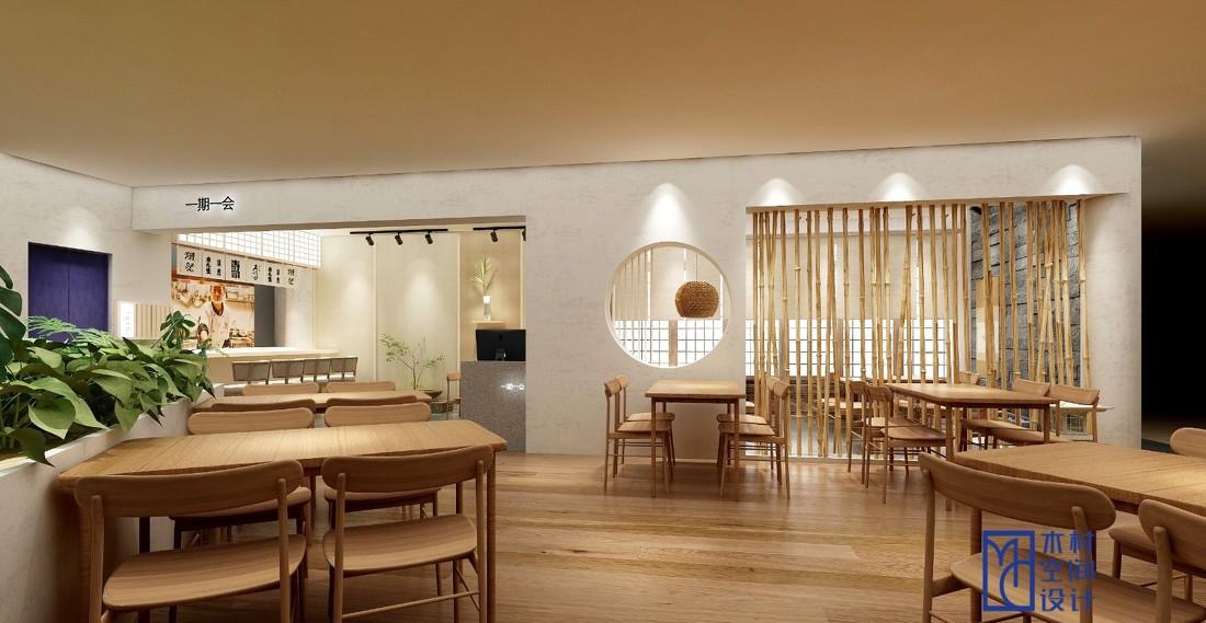 
日料店装修 | 烟火气之下的一片宁静 -0