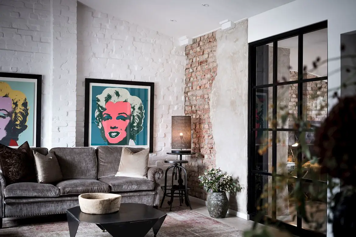 瑞典 1911 年浪漫建筑中的工业风公寓-7