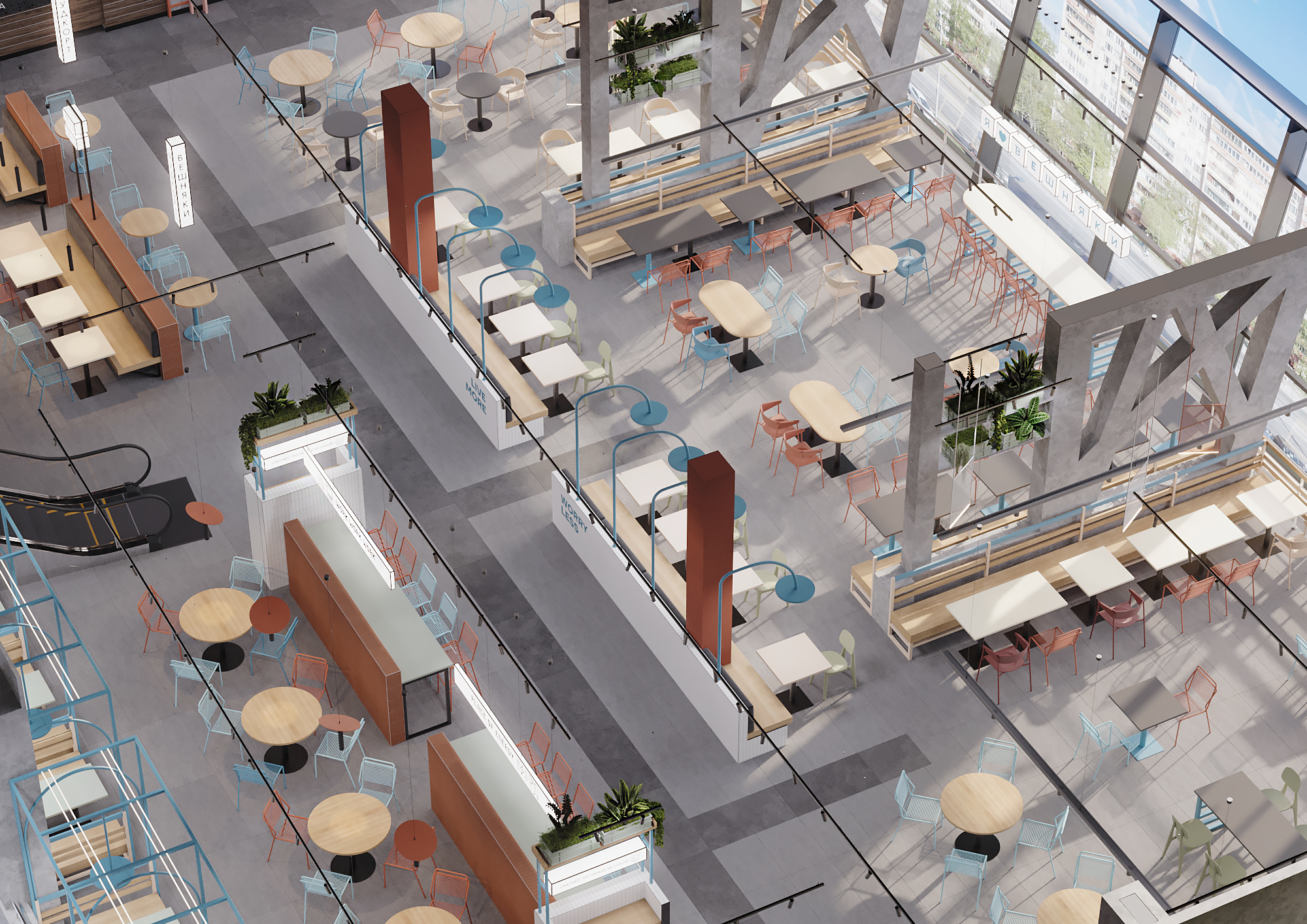 韦什尼亚基美食广场丨俄罗斯莫斯科丨Muravina Anna,Sazonova Elena-26