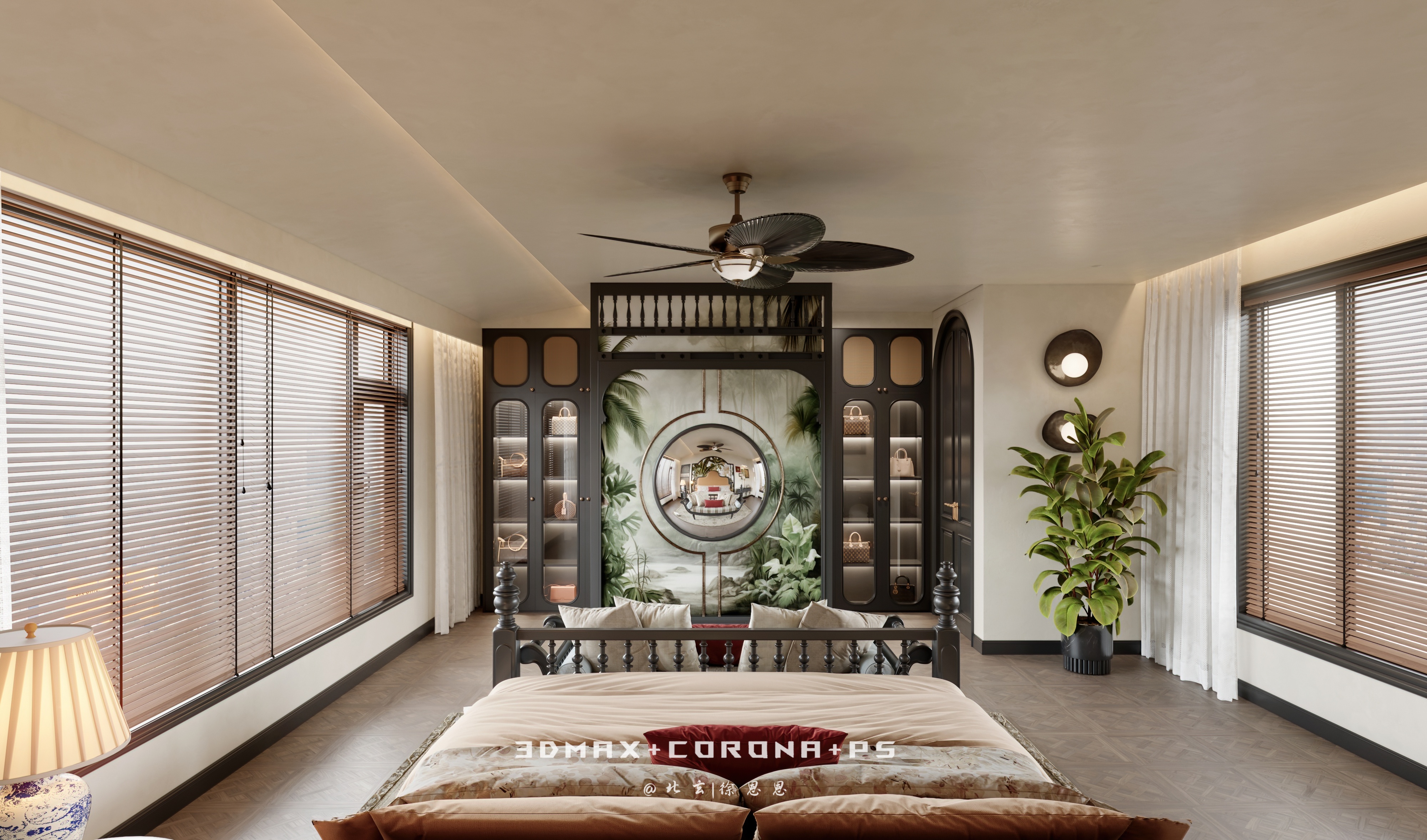 复古南洋风的浪漫居所，续写优雅摩登-12