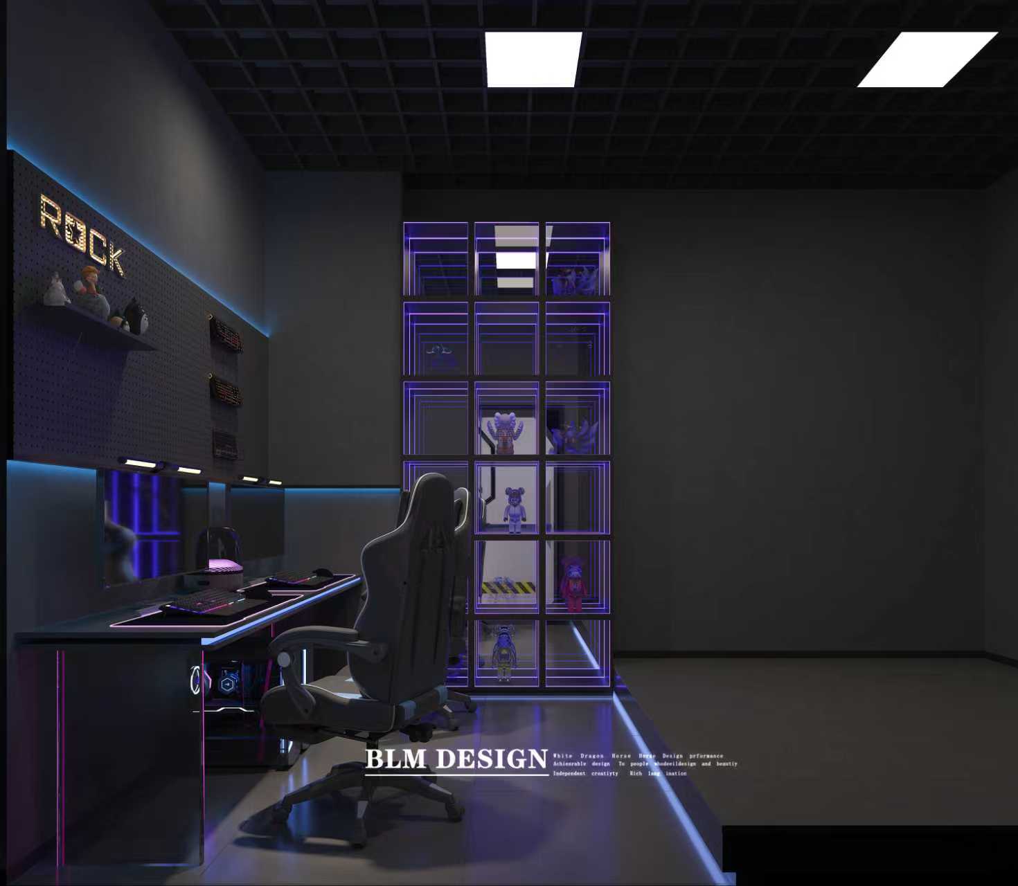 网吧效果图案例-2