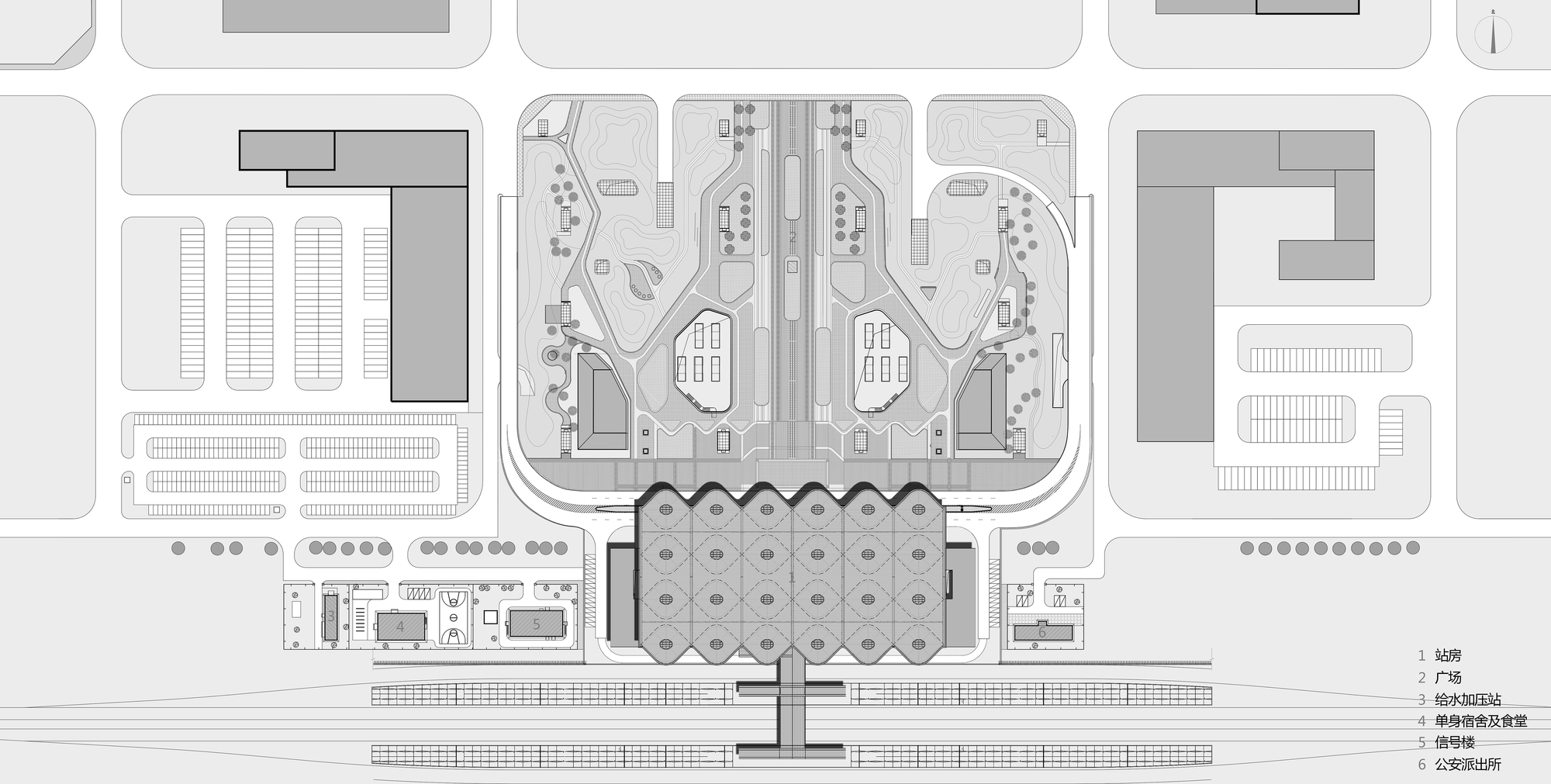汉十高铁随州南站丨中国随州丨中南建筑设计院-52