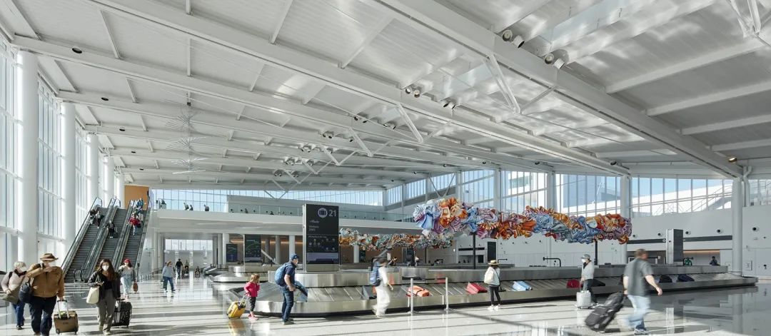 西雅图塔科马国际机场国际到达设施(IAF)丨美国西雅图丨SOM建筑事务所-38