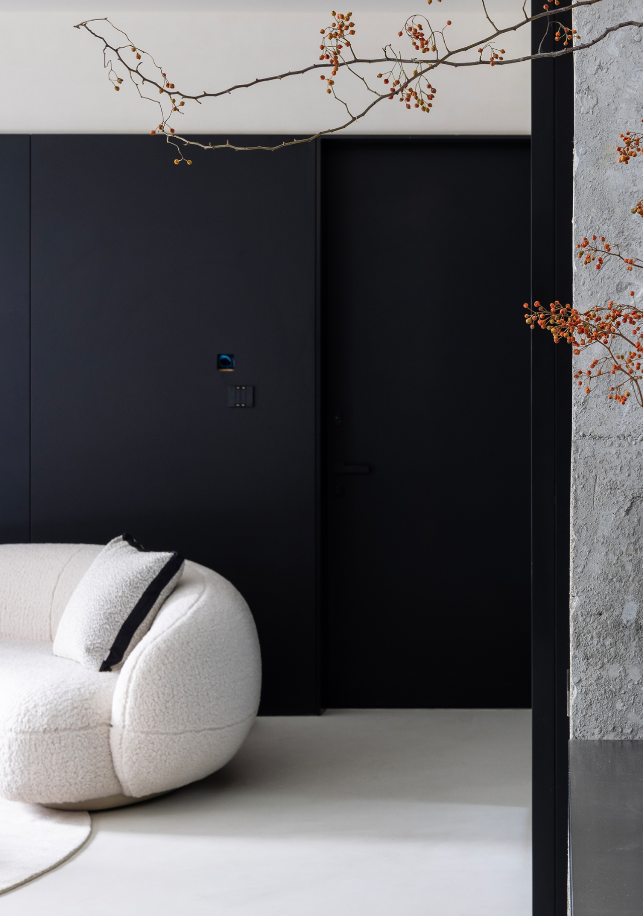 混凝土的诗意丨中国上海丨空间设计是合设计,软装设计珊瑚居艺术空间Corallo Casa-9