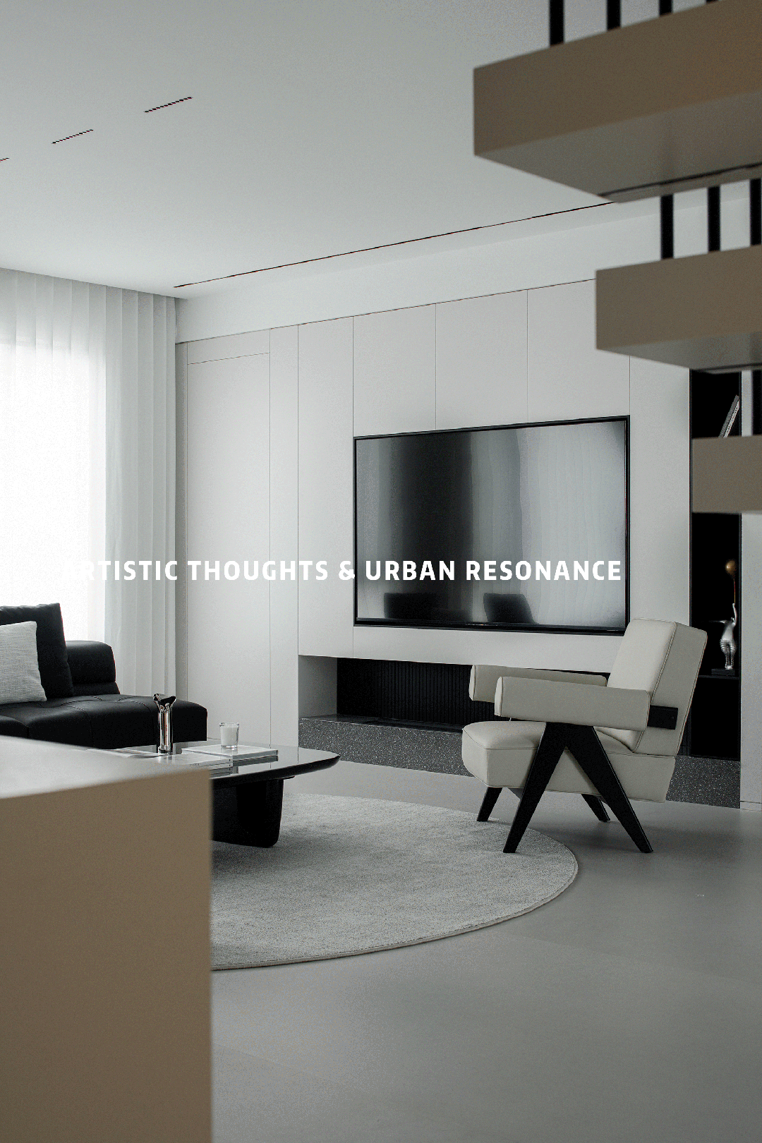 中央公园住宅 · 简约克制的现代美学盛宴丨傅文宇-0