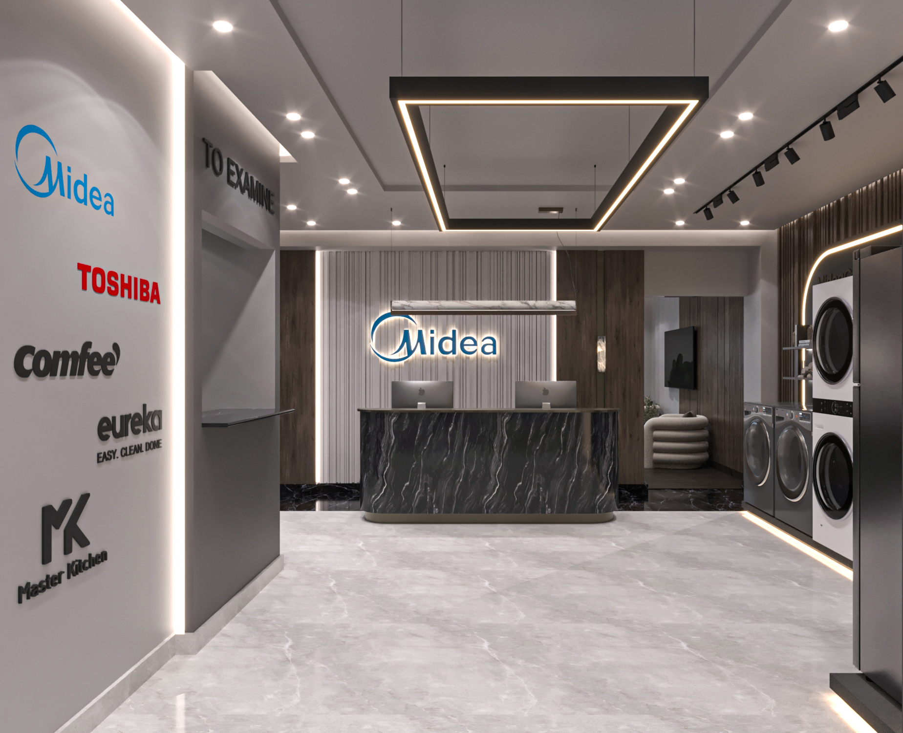 MIDEA 公司接待与等候区设计-6