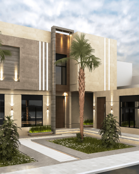 KSA 别墅项目的外部施工图丨Bariq Consultants
