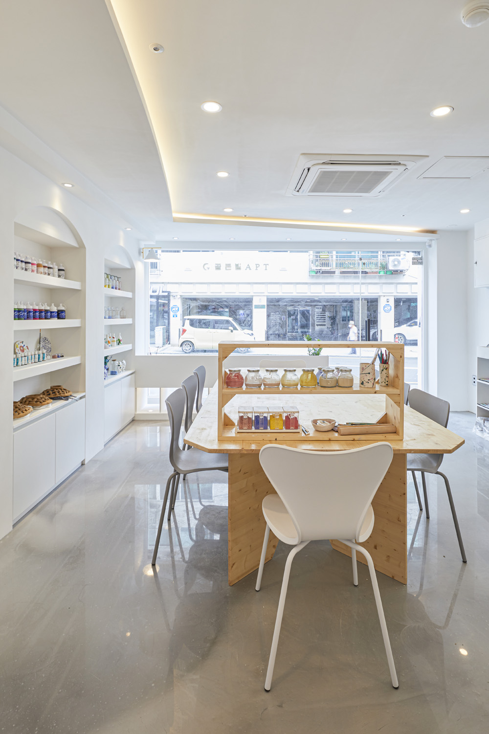 简约风 10 坪陶瓷教室设计-7