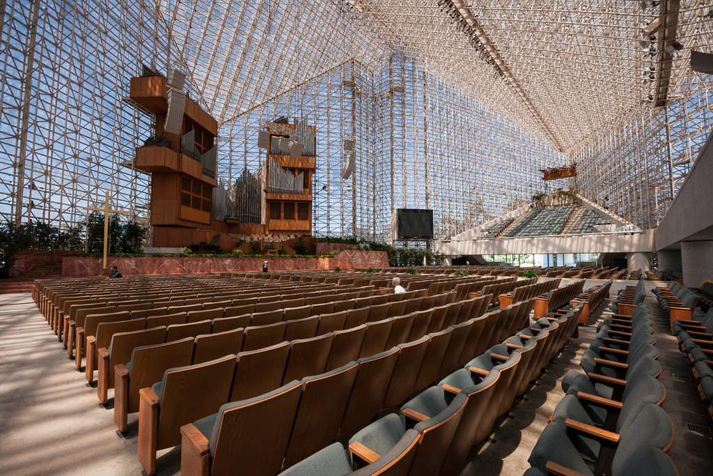 水晶大教堂（现名“基督大教堂”）丨美国洛杉矶丨菲利普·约翰逊建筑公司-18