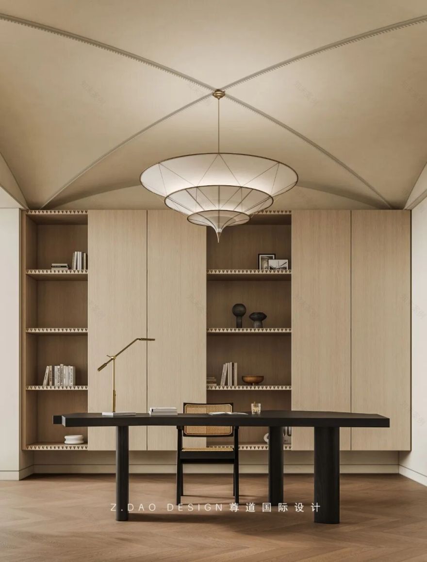 尊道新作|合肥『文一·塘溪津门』1000㎡折衷主义别墅,专治豪宅审美疲劳。-207