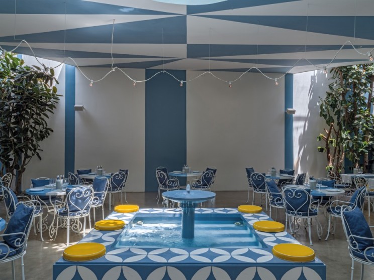 印尼 Da Maria 餐厅  现代餐饮空间诠释水磨石与金属之美-15