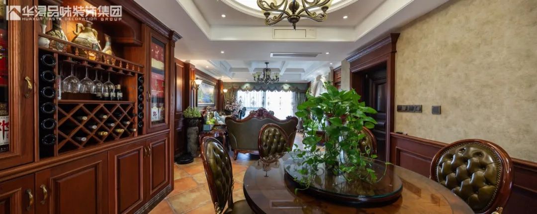 128m²美式古典家居,华美富丽的浪漫气息-23