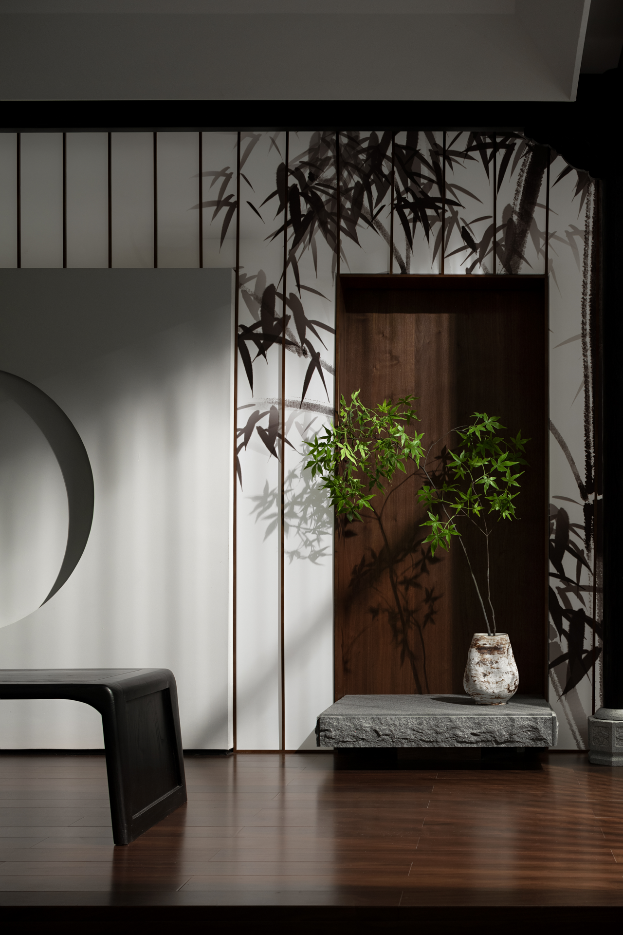 宁静深沉的东方美学私人国学会所丨吾疆设计-39