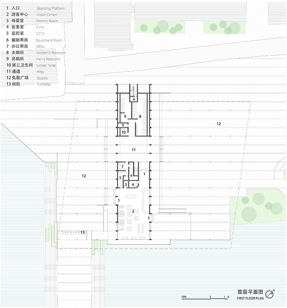 梁子岛离岛码头建筑设计丨中国鄂州丨UAO瑞拓设计-109