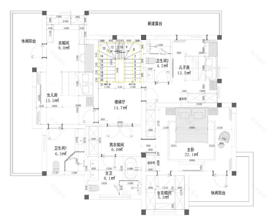 看得见风景的房子丨中国上海丨盛莉娜空间设计-74