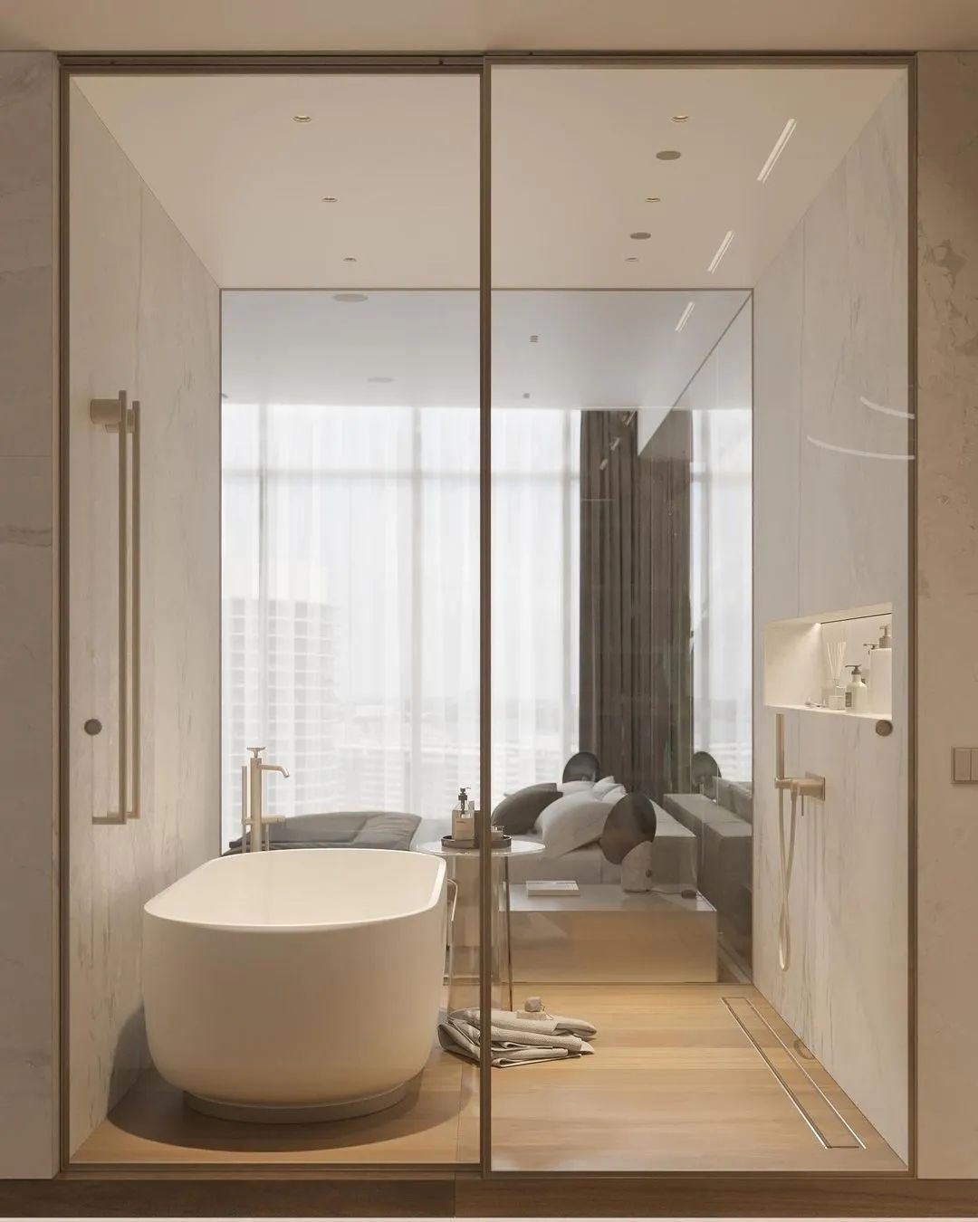 BISCAYNE BLVD 顶层复式极简主义设计丨ArtPartner Architects-68