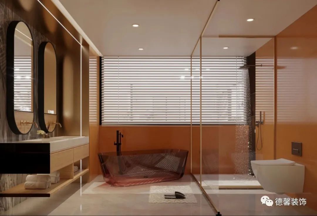 藏珑府现代法式混搭别墅丨德馨装饰-17